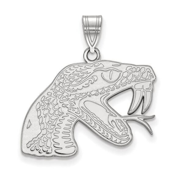 10k White Gold Florida A&M U Large Pendant
